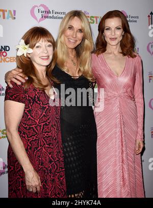 Frances Fisher, Alana Stewart and Marcia Cross at The Farrah Fawcett Foundation's Tex-Mex Fiesta held at the Wallis Annenberg Center for the Performing Arts on September 6, 2019 in Beverly Hills, USA. Stock Photo
