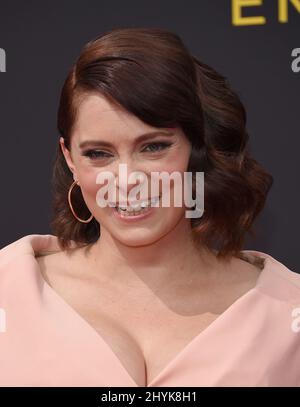 LOS ANGELES - SEPTEMBER 9: Rachel Bloom and Bill Nye at the 2017