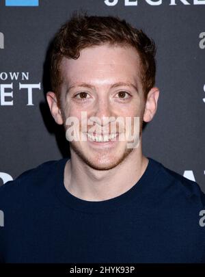 Ethan Slater attending the Derren Brown: Secret Broadway Opening Night