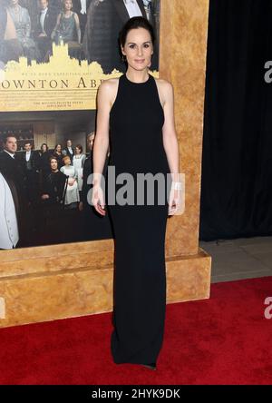 Michelle Dockery attending the Downton Abbey Premiere held at Alice Tully Hall in New York Stock Photo