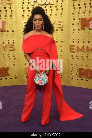 Angela Bassett attending the 71st Primetime Emmy Awards held at the Microsoft Theatre n Los Angeles, California Stock Photo