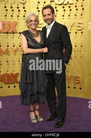 Brooke Adams and Tony Shalhoub attending the 71st Primetime Emmy Awards held at the Microsoft Theatre n Los Angeles, California Stock Photo