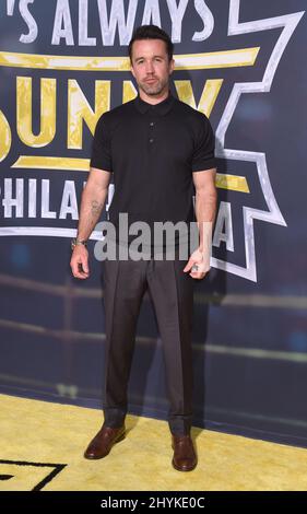 Rob McElhenney at the season 14 premiere of 'It's Always Sunny In Philadelphia' held at the TCL Chinese Theatre IMAX on September 24, 2019 in Hollywood, CA. Stock Photo