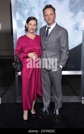 Noah Hawley arriving to the 'Lucy In The Sky' Los Angeles Premeire at Zanuck Theater on September 25, 2019 in Los Angeles, CA. Stock Photo