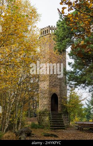Germany, Palatinate Forest, Observation point Stock Photo - Alamy