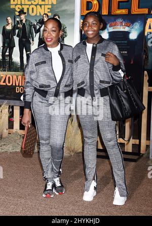 Tichina Arnold arrives at the world premiere of "Venom" on Monday, Oct