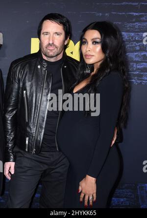 Trent Reznor and Mariqueen Maandig attending the HBO's "Watchmen" Los