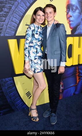 Suzanne Cryer and Charlie Cryer at HBOs WATCHMEN Los Angeles Premiere