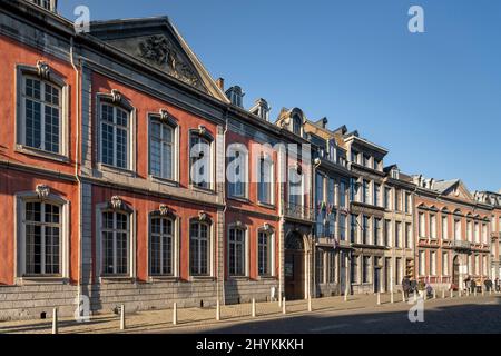 Lüttich, Rue Hors-Château, Barocke Stadtpalais Stock Photo