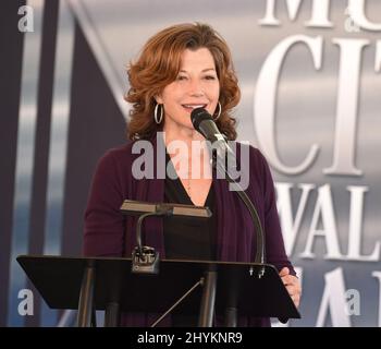 Amy Grant attending the Music City Walk of Fame Induction Ceremony held at the Music City Walk of Fame Park Stock Photo