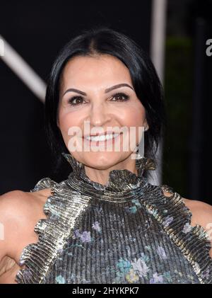 Kathrine Narducci attending the premiere of Netflix's The Irishman, in