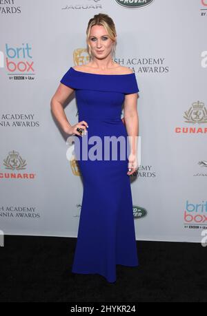 Lara Clear at the 2019 British Academy Britannia Awards held at The