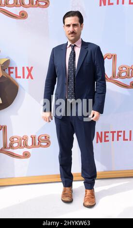 Jason Schwartzman at the 'Klaus' Los Angeles Premiere held at the Regency Village Theatre on November 2, 2019 in Westwood, CA. Stock Photo