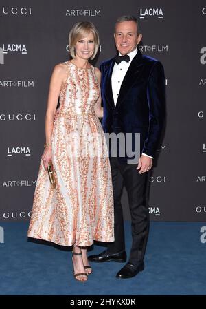 Bob Iger and Willow Bay at the 2019 LACMA Art + Film Gala held at the LACMA on November 2, 2019 in Los Angeles, CA. Stock Photo