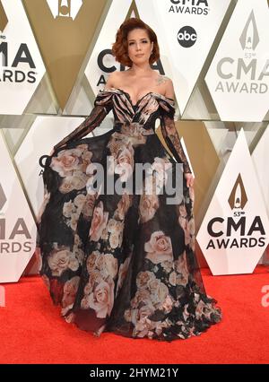 Halsey arriving to the 53rd Annual CMA Awards held at Bridgestone Arena on November 13, 2019 in Nashville, TN. Stock Photo