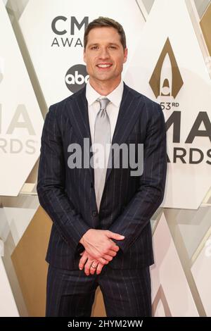 Walker Hayes at the 53rd Annual Country Music Association Awards hosted by Carrie Underwood and Dolly Parton and Reba McEntire held at the Bridgestone Arena on November 13, 2019 in Nashville, TN. Stock Photo