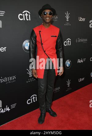 Aloe Blacc at the 2019 Christmas At The Grove: A Festive Tree Lighting held at The Grove on November 17, 2019 in Los Angeles. Stock Photo