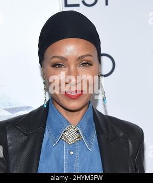 Jada Pinkett Smith at the 'Hala' gala screening during AFI Fest held at TCL Chinese Theatre on November 18, 2019 in Hollywood, USA. Stock Photo