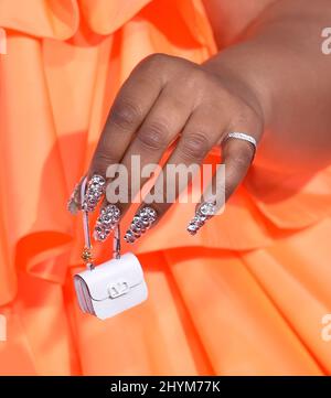 Lizzo attending the 2019 American Music Awards held at the Microsoft Theatre in Los Angeles, California Stock Photo