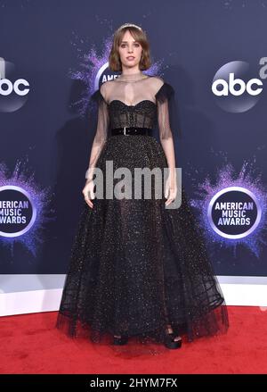 Maya Hawke attending the 2019 American Music Awards held at the
