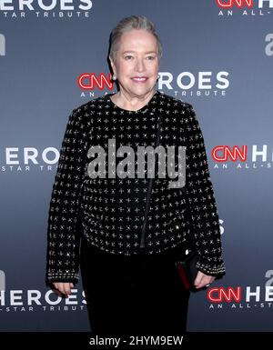 Kathy Bates attending the 13th Annual CNN Heroes: An All-Star Tribute held at the Museum of Natural History on December 8, 2019 in New York. Stock Photo