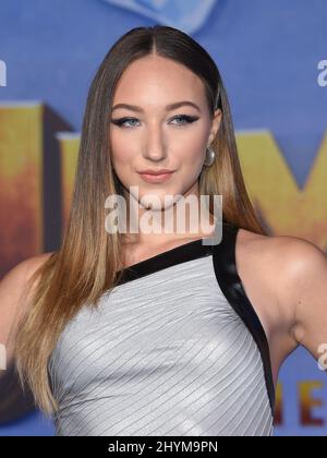 Ava Michelle arrives at the JUMANJI THE NEXT LEVEL Los Angeles Premiere