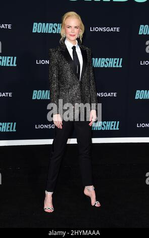 Nicole Kidman at the special screening of Lionsgate's 'Bombshell' held at the Regency Village Theatre on December 10, 2019 in Westwood, Stock Photo
