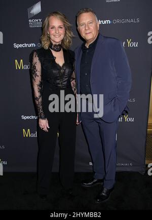 Helen Hunt & Paul Reiser attending the 'Mad About You' Red Carpet Event held at the Rainbow Room on December 16, 2019 in New York City Stock Photo