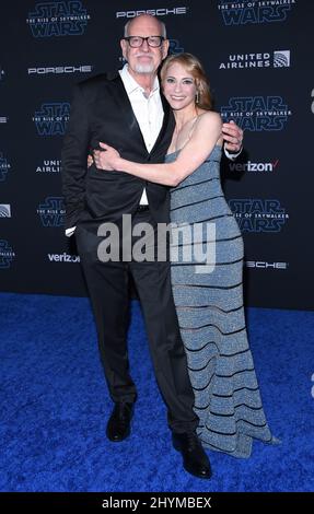 Frank Oz and Victoria Labalme attending the World Premiere of Star Wars: The Rise of Skywalker in Los Angeles Stock Photo