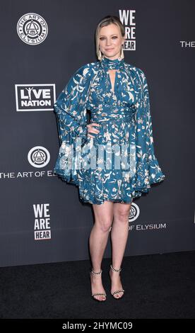 Amy Smart at The Art of Elysium 13th Annual Black Tie Artistic Experience 'HEAVEN' held at The Palladium Stock Photo