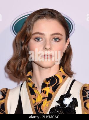 Thomasin McKenzie arrives at the BAFTA Los Angeles Britannia Awards at
