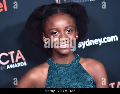 Aria Brooks at the 9th AACTA International Awards held at SKYBAR at