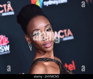 Charmaine Bingwa at the 9th AACTA International Awards held at SKYBAR at Mondrian LA on January 3, 2020 in West Hollywood, CA. Stock Photo