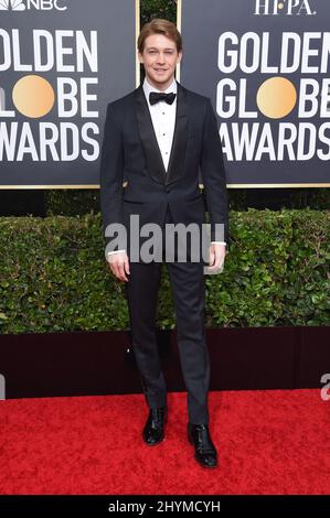 Joe Alwyn at the 77th Golden Globe Awards held at the Beverly Hilton Hotel on January 5, 2020 in Beverly Hills, Los Angeles. Stock Photo