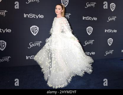 Kathryn Newton at the Instyle and Warner Bros Golden Globes After Party held at the Beverly Hilton Hotel Stock Photo