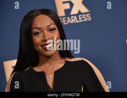 Emyri Crutchfield at FX Networks' Star Walk Winter Press Tour 2020 held at the Langham Huntington Hotel on January 9, 2020 in Pasadena, CA. Stock Photo