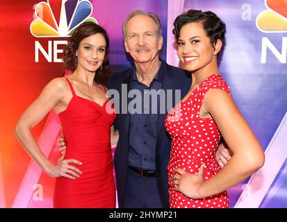 Sarah Wayne Callies, Michael O'Neill & Michele Weave attending NBC's New York Press Junket held at the Four Seasons Hotel on January 23, 2020 in New York City, NY Stock Photo