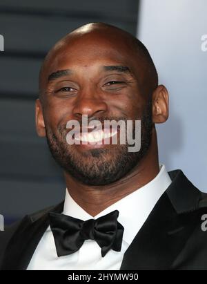 Kobe Bryant dies in helicopter crash in Calabasas at the age of 41 January 26 2020 Kobe Bryant at the 2018 Vanity Fair Oscar Party hosted by Radhika Jones held at the Wallis Annenberg Center for the Performing Arts on March 4, 2018 Beverly Hills, Ca. X / AFF-USA.COM Stock Photo