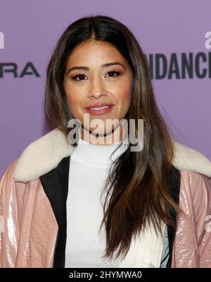 Gina Rodriguez at the premiere of 'Kajillionaire' during the 2020 Sundance Film Festival held at the Eccles Theatre on January 25, 2020 in Park City, UT. Stock Photo