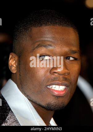 Curtis '50 Cent' Jackson attends the 'Get Rich Or Die Tryin' World Premiere in Hollywood. Picture: UK Press Stock Photo