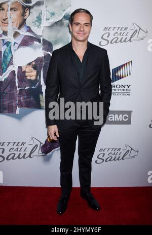 Tony Dalton at AMC's 'Better Call Saul' Season 5 Special Premiere Event held at the ArcLight Cinemas Hollywood on February 5, 2020 in Hollywood, CA. Stock Photo