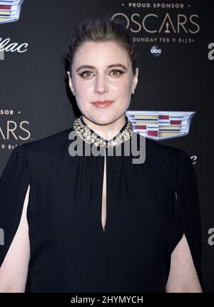 Greta Gerwig at Cadillac's Annual Oscar Week Party to Celebrate 92nd Academy Awards held at the Chateau Marmont on February 6, 2020 in Los Angeles. Stock Photo