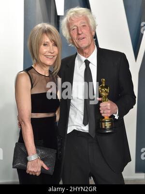 Roger Deakins and Isabella James attending the Empire of Light Premiere