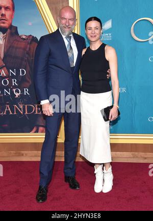 Graham McTavish and Gwen McTavish attending the season five premiere of ...