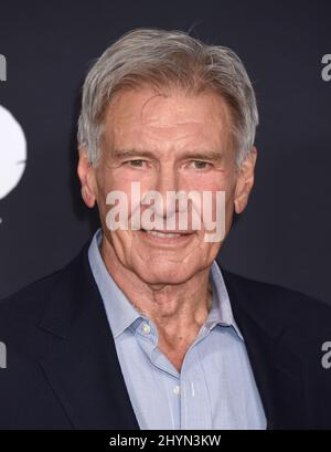 Harrison Ford attending the premiere of The Call of the Wild in Los Angeles, California Stock Photo