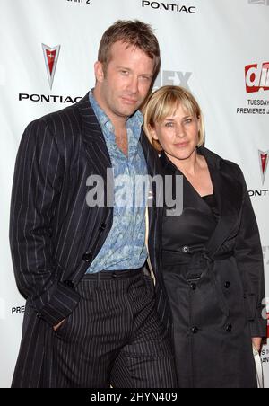 Thomas Jane & Patricia Arquette attend the 57th Annual Primetime EMMY
