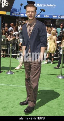 Justin Timberlake attends 'Shrek The Third' LA Premiere held at the Mann Village Theatre. Picture: UK Press Stock Photo
