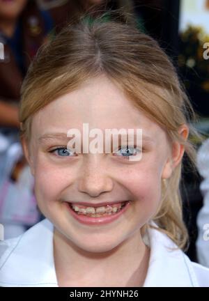 Dakota Fanning Inducted into the Girl Scouts of the USA in Burbank, California. Picture: UK Press Stock Photo