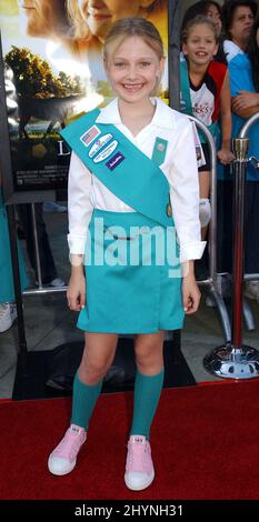 Dakota Fanning Inducted into the Girl Scouts of the USA in Burbank, California. Picture: UK Press Stock Photo