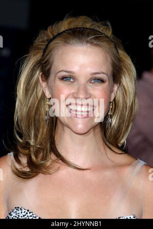 Reese Witherspoon attends the Just Like Heaven Los Angeles Premiere at Grauman's Chinese Theatre, Hollywood. Picture: UK Press Stock Photo